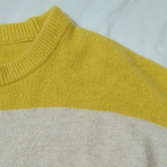 Madewell Gladwell Balloon-Sleeve Pullover Sweater, Color Heather Mulberry Sz XS - Picture 12 of 16